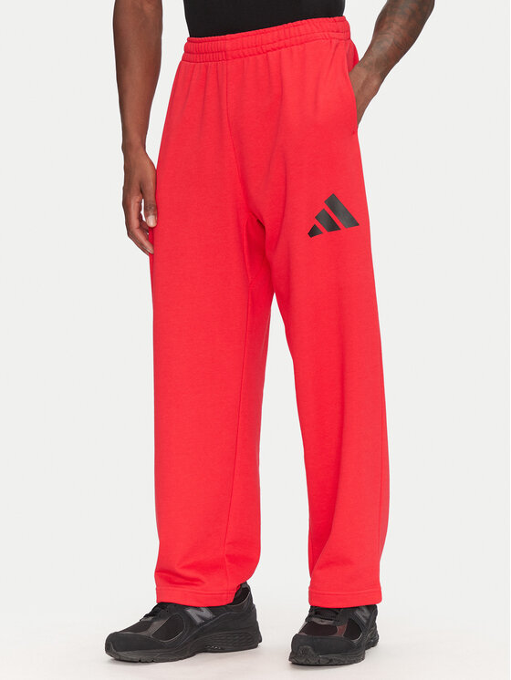 adidas adidas Pantaloni trening Essentials JF3601 Roșu Loose Fit