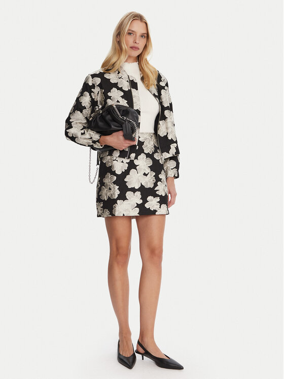 French Connection French Connection Fustă mini 73ZAX Negru Slim Fit