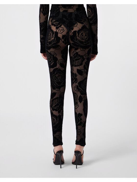 PHILIPP PLEIN PHILIPP PLEIN Leggings 31060 Nero Active Fit