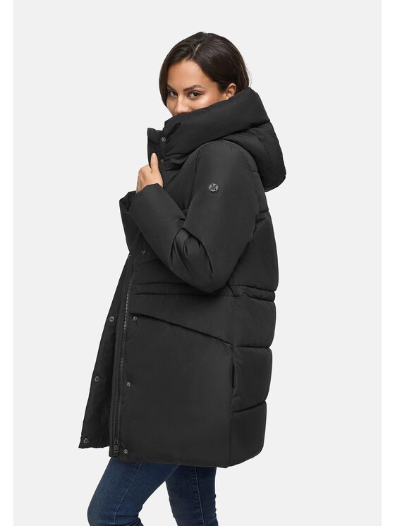 Marikoo Marikoo Kurtka zimowa Delilah Czarny Regular Fit