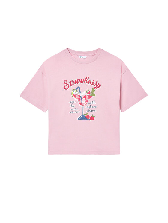 Mayoral Mayoral T-Shirt 6011 Rosa Regular Fit