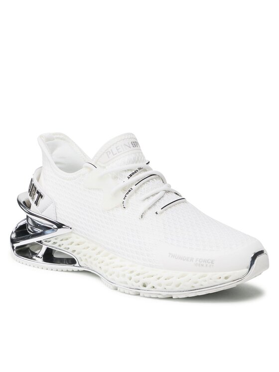 Plein Sport Plein Sport Sneakersy The Scratch FABS USC0335 PTE003N Bílá