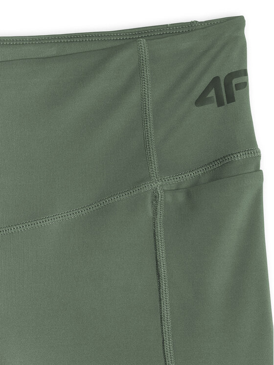 4F 4F Legginsy TREKKING Khaki Active Fit