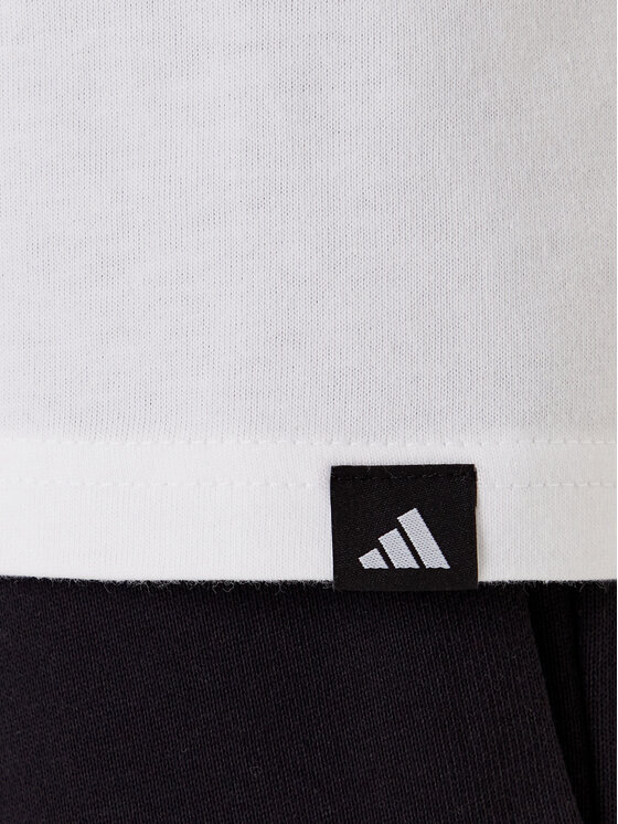 adidas adidas Marškinėliai Slide Graphic JY8687 Balta Regular Fit