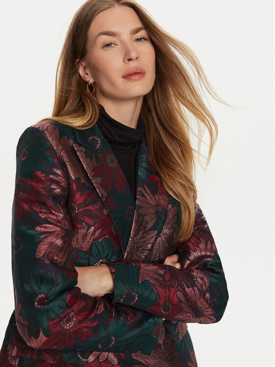 LOLA CASADEMUNT LOLA CASADEMUNT Marynarka MF2402009 Kolorowy Regular Fit