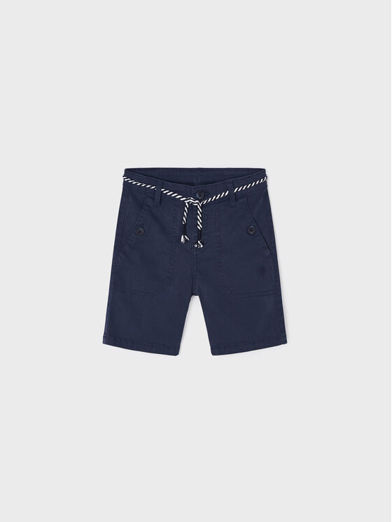 Mayoral Mayoral Шорти от плат 3233 Тъмносин Regular Fit