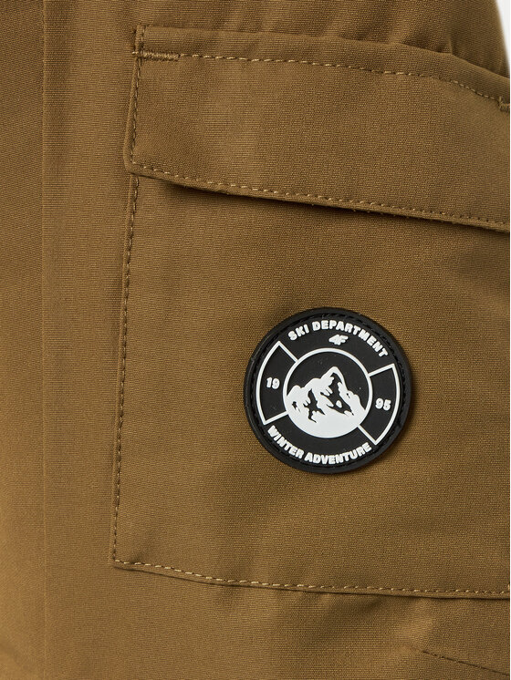 4F 4F Snowboardjacke 4FJWAW24TTJAM538 Braun Regular Fit