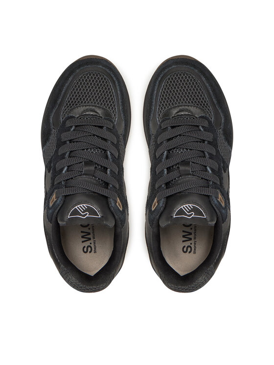 S.W.C Stepney Workers Club S.W.C Stepney Workers Club Sneakersy Amiel S-Strike YP03110 Černá