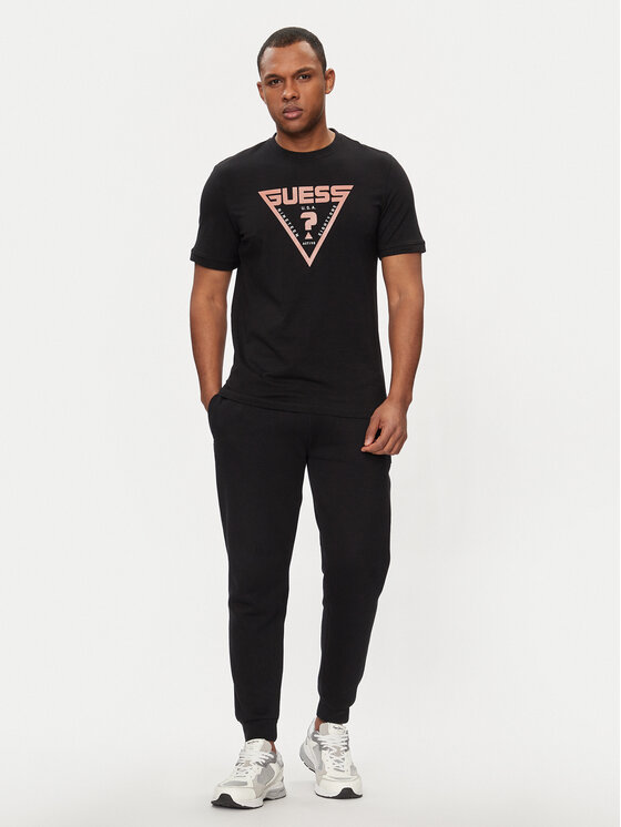 Guess Guess Тишърт Queencie Z4GI09 J1314 Черен Slim Fit