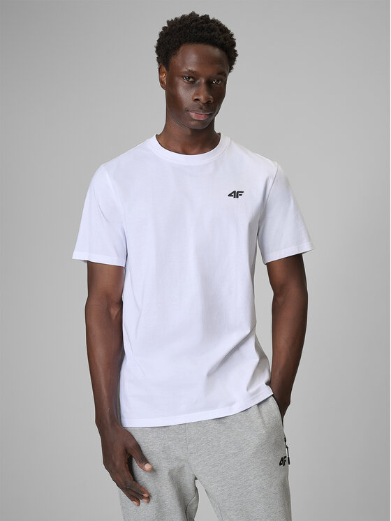 4F 4F T-Shirt NOS Biały Regular Fit