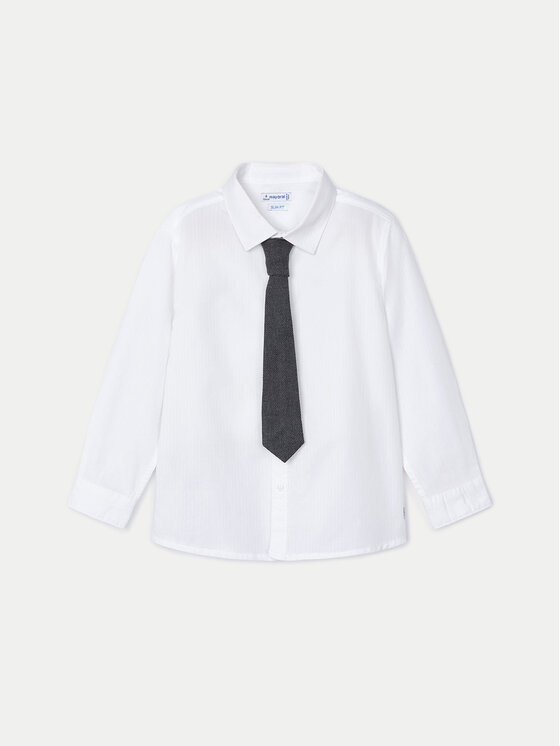 Mayoral Mayoral Srajca 4109 Bela Regular Fit