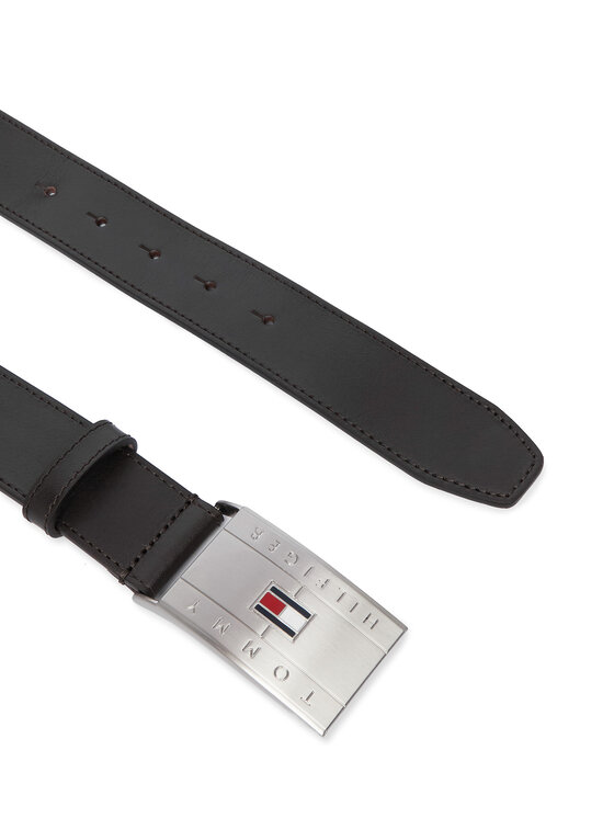 Tommy Hilfiger Tommy Hilfiger Колан Th Flag Plaque Belt AM0AM14322 Кафяв