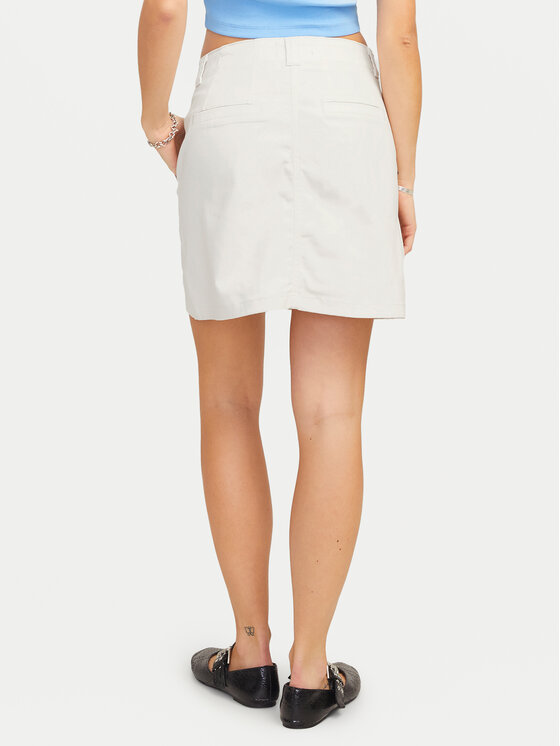 JJXX JJXX Mini sijonas Kendal 12266762 Écru Regular Fit