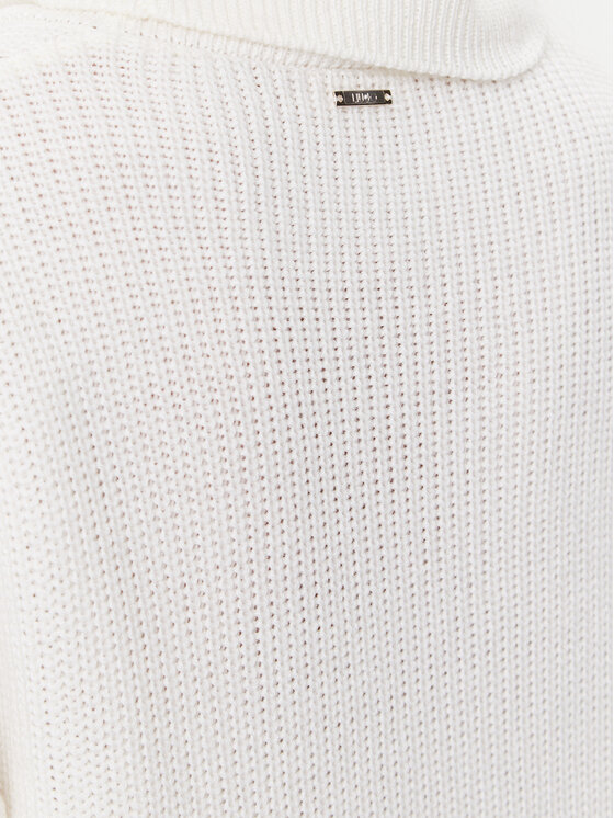 Liu Jo Liu Jo Трикотажна сукня MF3076 MA51I Білий Relaxed Fit