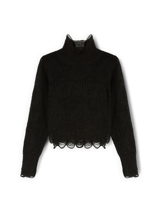 Motivi Motivi Cardigan M532W003634N033 Nero Regular Fit