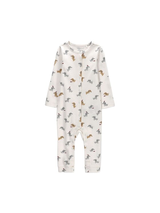 Coccodrillo Coccodrillo Pajac ZC6104201SUN-003 Kremowy Regular Fit