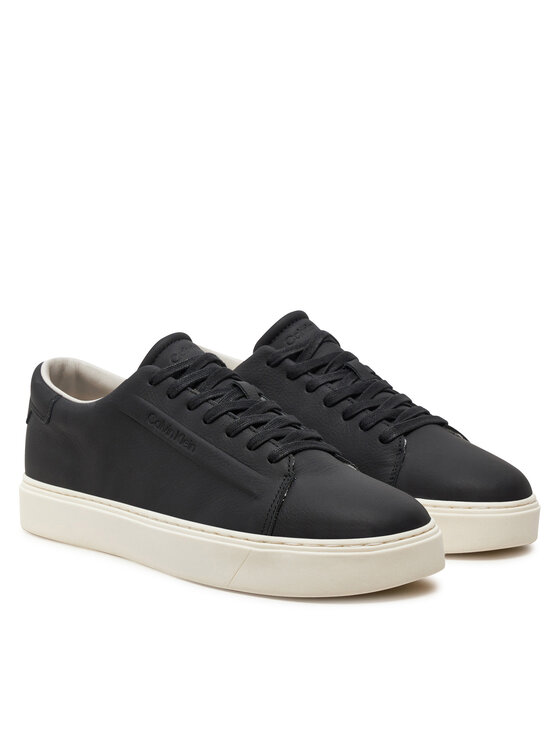 Calvin Klein Calvin Klein Sneakers Low Top Lace Up Lth HM0HM01516 Nero