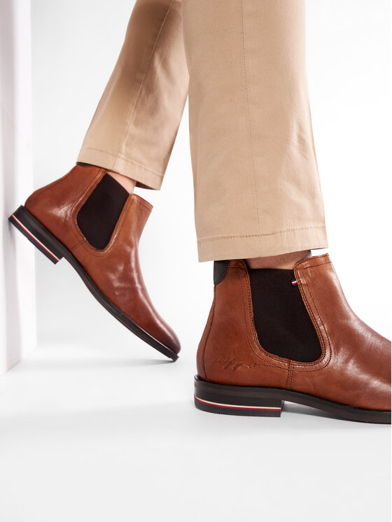 Tommy Hilfiger Kotn kov obuv s elastick m prvkem Signature
