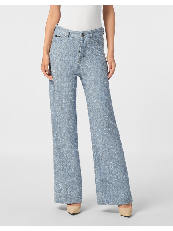 PHILIPP PLEIN PHILIPP PLEIN Jeans 24191 Azzurro chiaro Skater Fit