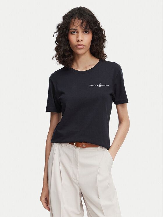 Beverly Hills Polo Club Tricou P-SS26W-TS085 Bleumarin Regular Fit