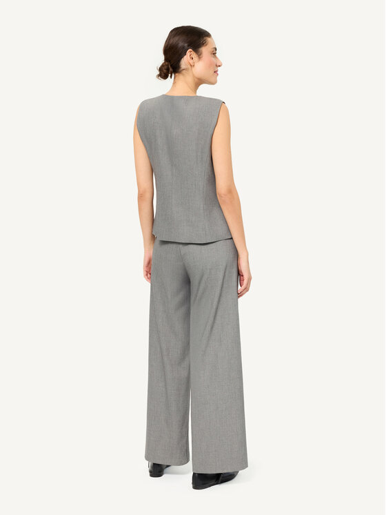 KMX KMX Spodnie materiałowe 809050017 Szary Wide Fit