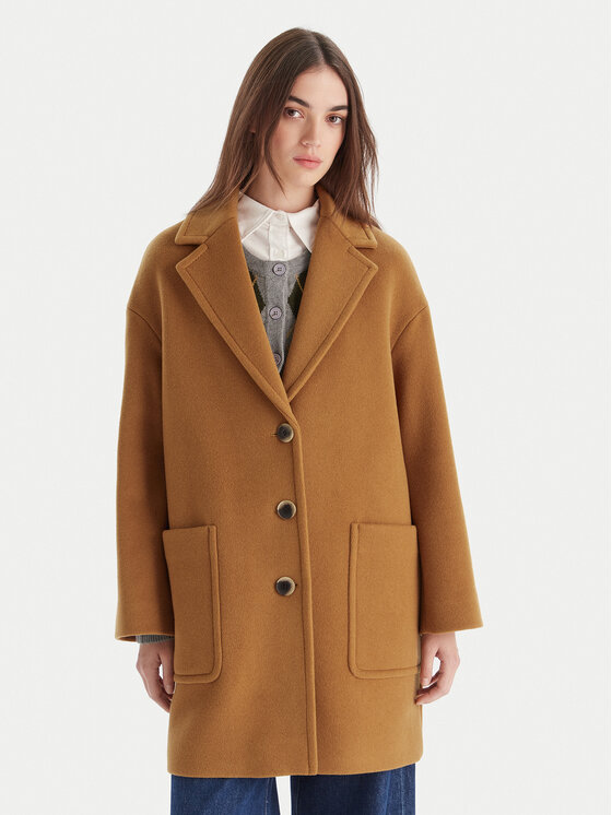 MAX&Co. MAX&Co. Вовняне пальто 2526016023200 Коричневий Regular Fit