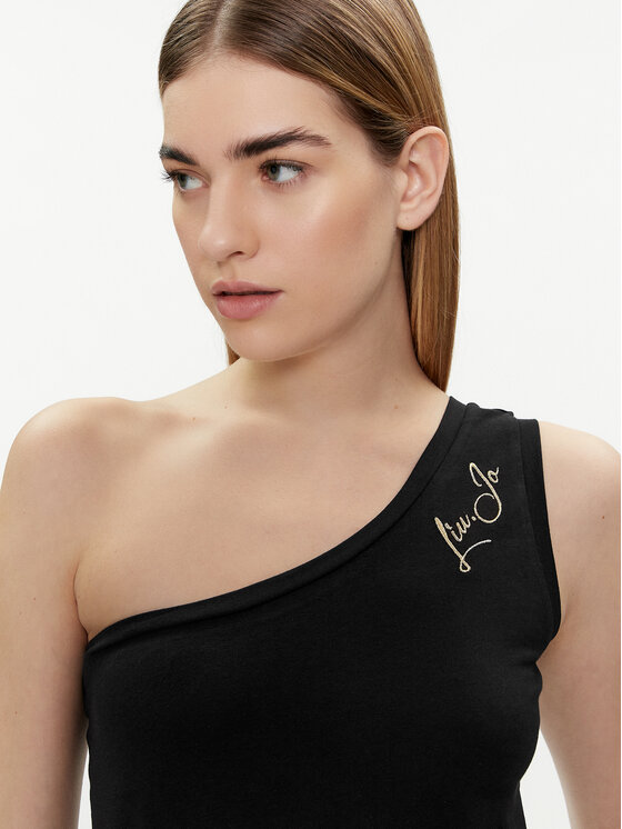 Liu Jo Liu Jo Marškinėliai TA4270 JS003 Juoda Regular Fit