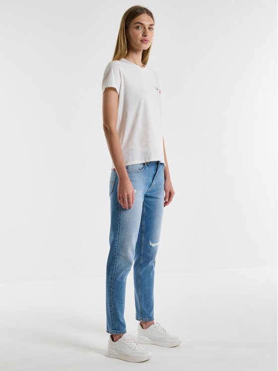 BIG STAR BIG STAR Jeansy MAGGIE_233_190 Niebieski Tapered Fit
