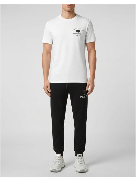 PHILIPP PLEIN PHILIPP PLEIN Spodnie dresowe 31622 Czarny Jogger Fit