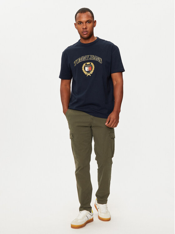 Tommy Jeans Tommy Jeans T-Shirt DM0DM19690 Dunkelblau Regular Fit