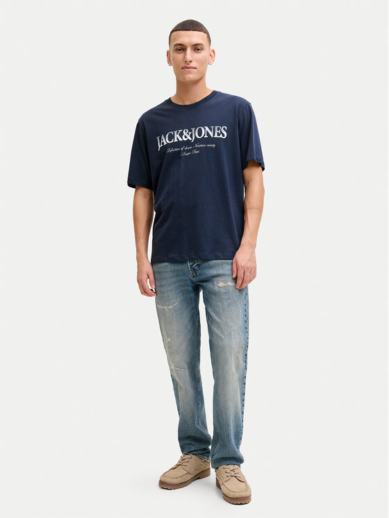 Jack & Jones Jack & Jones T-Shirt Evin 12290173 Modrá Regular Fit
