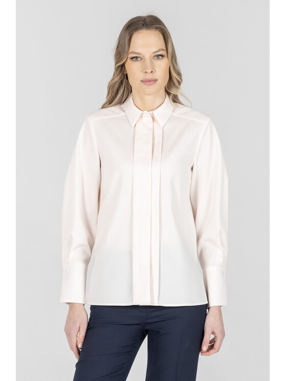 Deni Cler Milano Deni Cler Milano Koszula W-DC-1440-F2-E2-31-1 Różowy Regular Fit