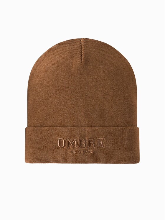 Ombre Ombre Čepice OM-ACWH-0120 Hnědá