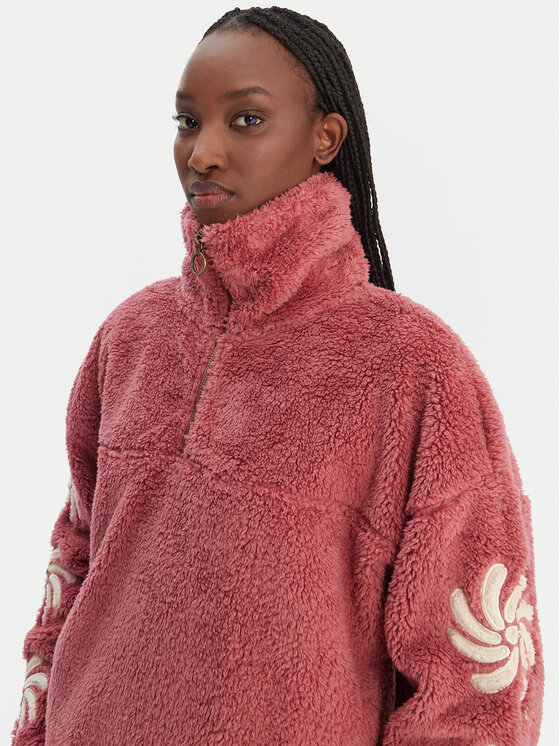 Billabong Billabong Флісовий реглан Sun Fun EBJPF00116 Рожевий Oversize