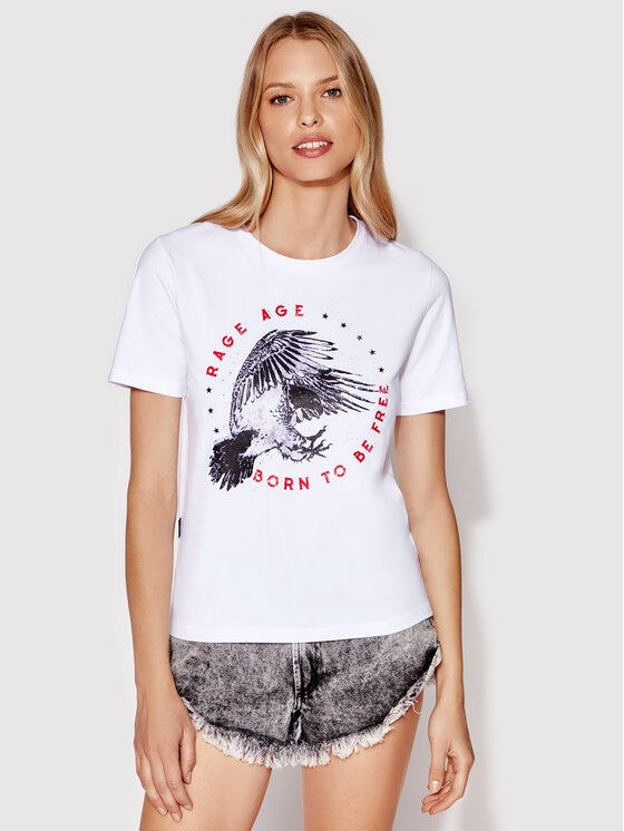 T-shirt Freedom 2 Bianco Regular Fit