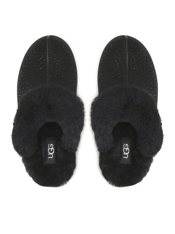 Ugg Pantofole W Scuffette II Metellic Spots 1137530 Nero Modivo