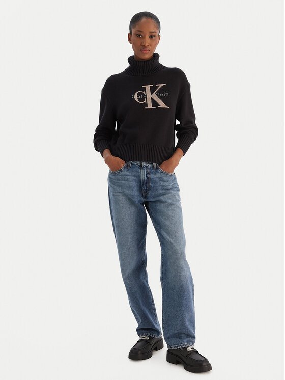 Calvin Klein Jeans Calvin Klein Jeans Golf Chenille Monologo LV047D354G Must Regular Fit