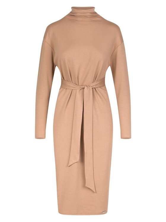 FIGL FIGLFIGL Vestito M726 Beige Regular Fit