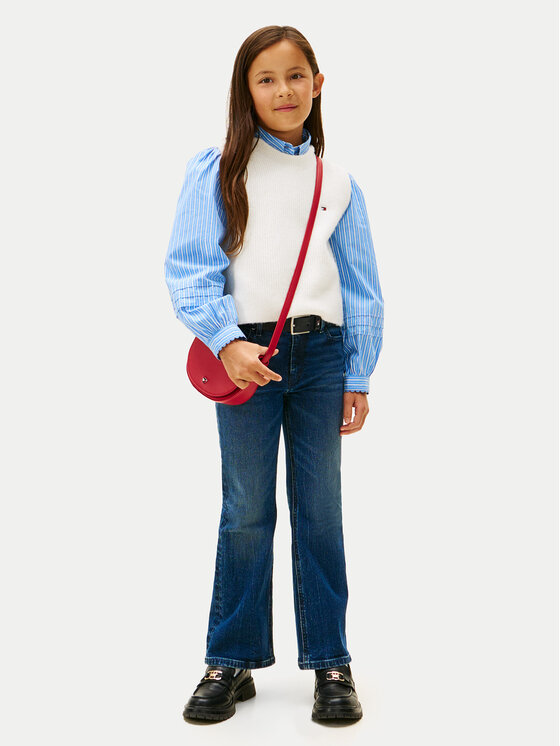 Tommy Hilfiger Tommy Hilfiger Дънки KG0KG08959 Тъмносин Flare Fit