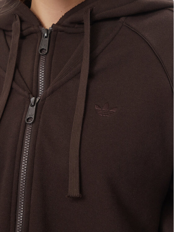 adidas adidas Mikina Sst Double Front Hoody KT1922 Hnědá Regular Fit