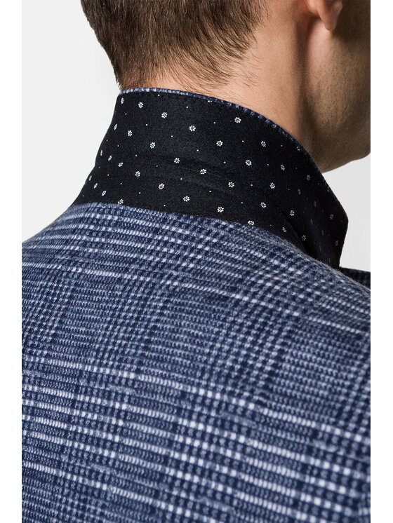 Lancerto Lancerto Marynarka Biella Niebieski Slim Fit