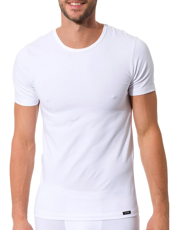 Skiny Skiny T-Shirt 82708 Biały Slim Fit
