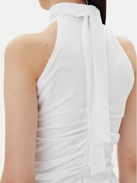 ViCOLO ViCOLO Abito da cocktail TD0606 Bianco Regular Fit