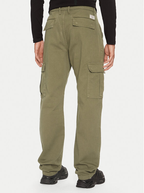 Guess Guess Chino hlače M4YB40 WGCV1 Khaki Regular Fit