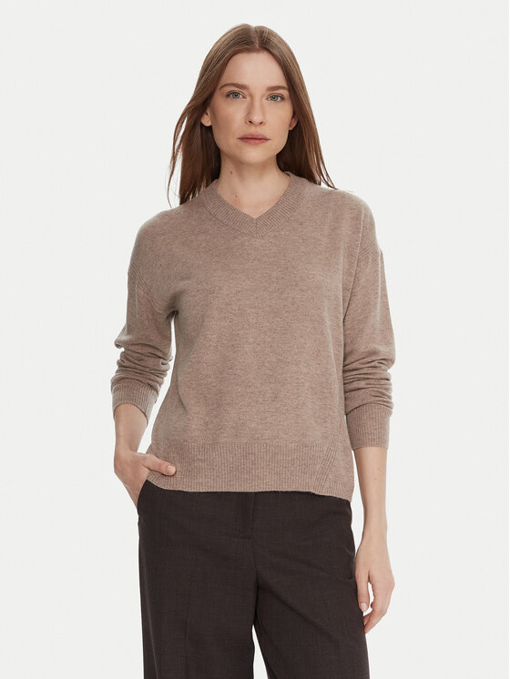 United Colors Of Benetton United Colors Of Benetton Sweater 102HD4032 Bézs Relaxed Fit