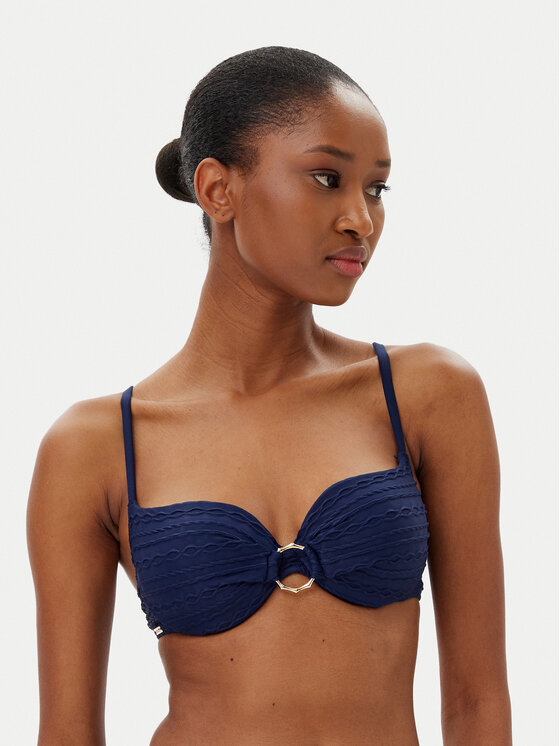 Selmark Selmark Bikini partea de sus BM017 Bleumarin