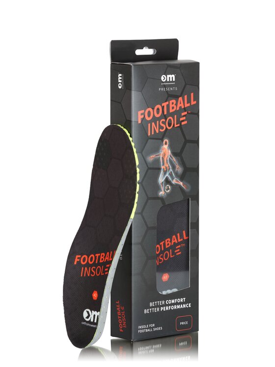 Wkładki Ortho Movement, Czarne, Football