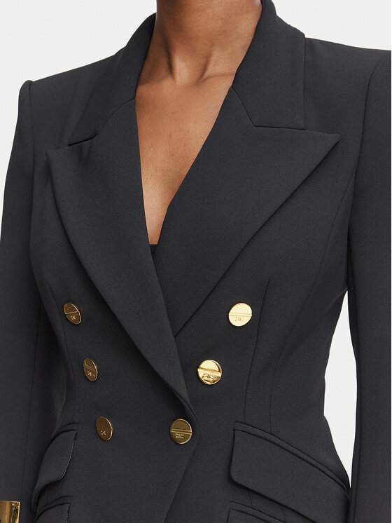 Elisabetta Franchi Elisabetta Franchi Сако GI-274-66E2-V670 Черен Slim Fit
