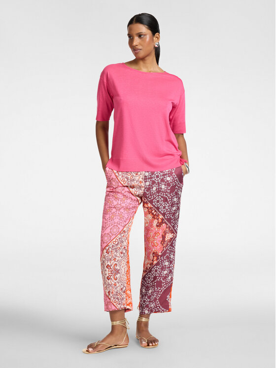 Elena Mirò Elena Mirò Pantaloni di tessuto P006P000493N001 Arancione Regular Fit