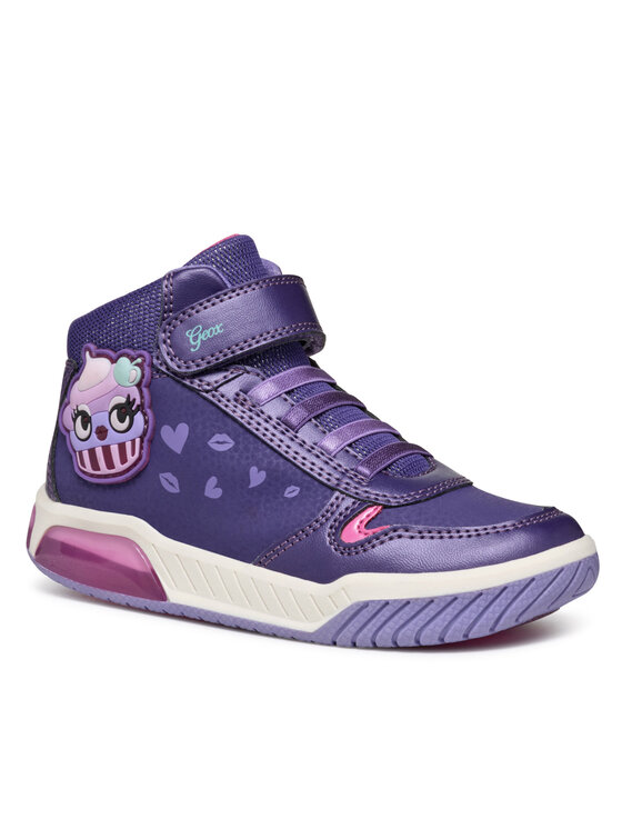 Geox Geox Tenisice J Inek Girl J36ASC 0CENF C8371 M Ljubičasta